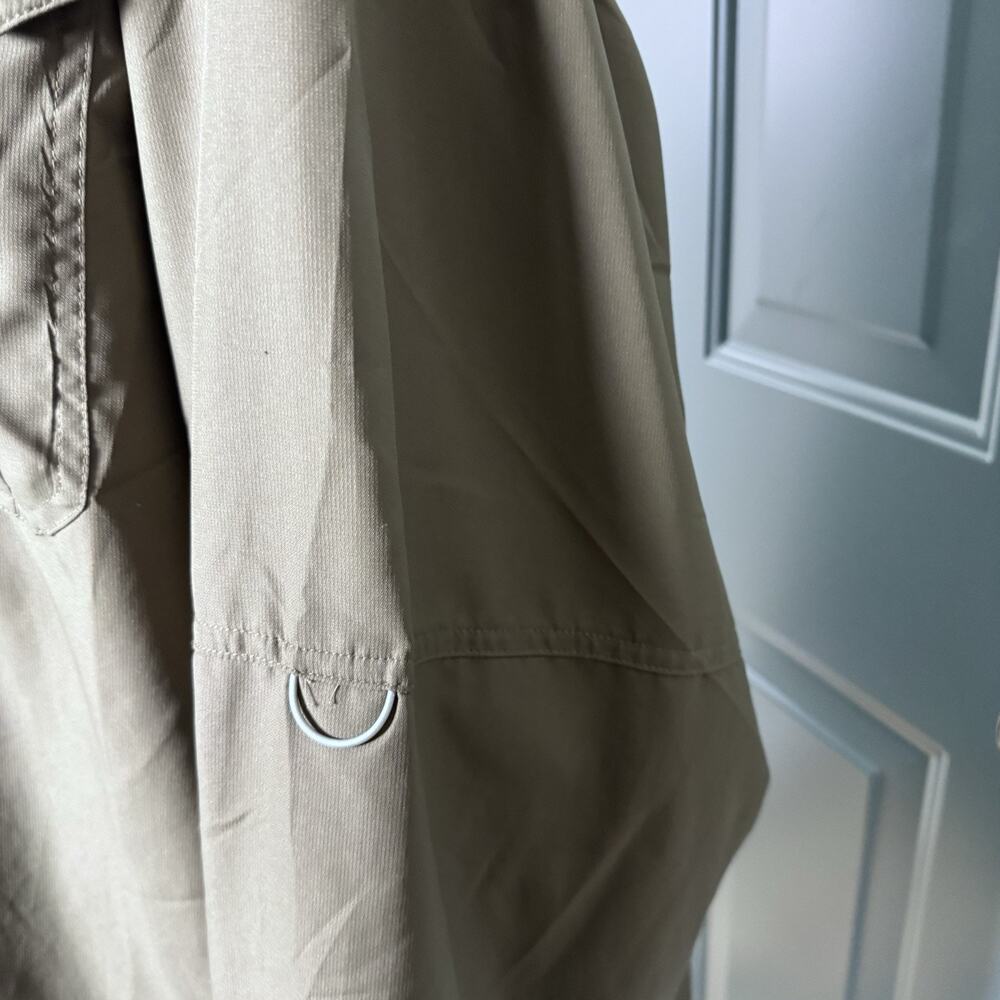 Habit Fishing Shirt Mens 3XL Tan Khaki Long Sleeve Vented Outdoors Hiking - Picture 5 of 10